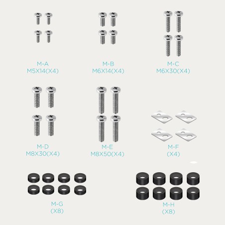 Soporte TV suelo con ruedas TooQ FS1170M-B - 37-70", VESA 100x100-600x400, 50 kg, altura regulable, negro