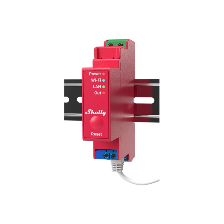 Rele inteligente Shelly Pro 1PM - 1 canal DIN medicion