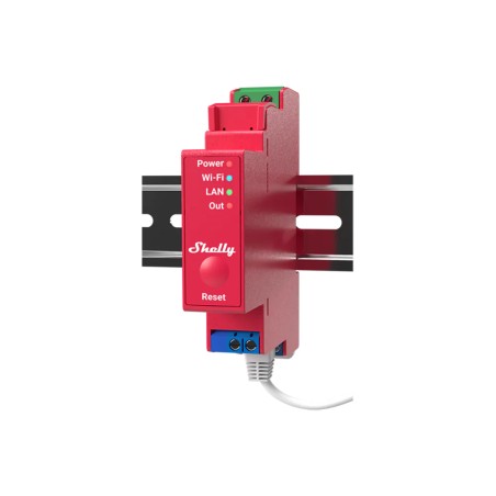 Rele inteligente Shelly Pro 1PM - 1 canal DIN medicion