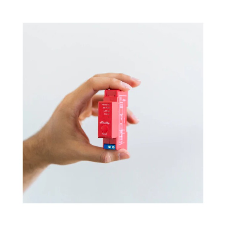 Rele inteligente Shelly Pro 1PM - 1 canal DIN medicion