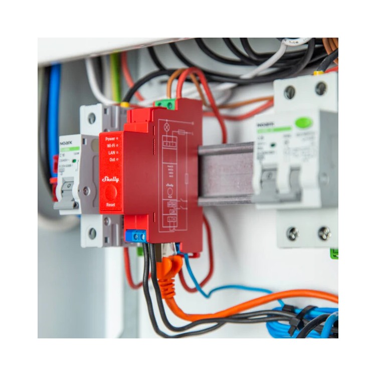 Rele inteligente Shelly Pro 1PM - 1 canal DIN medicion