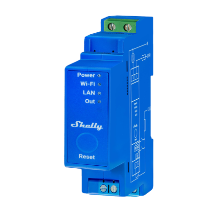 Rele inteligente Shelly Pro 1 - 1 canal DIN WiFi LAN