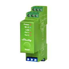 Dimmer inteligente Shelly Pro Dimmer 2PM - DIN 2 canales