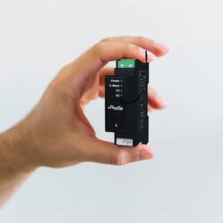 Control persianas Shelly Wave Pro Shutter - DIN Z-Wave