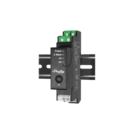 switch inteligente Shelly Wave Pro 2PM DIN Z-Wave 2 canales