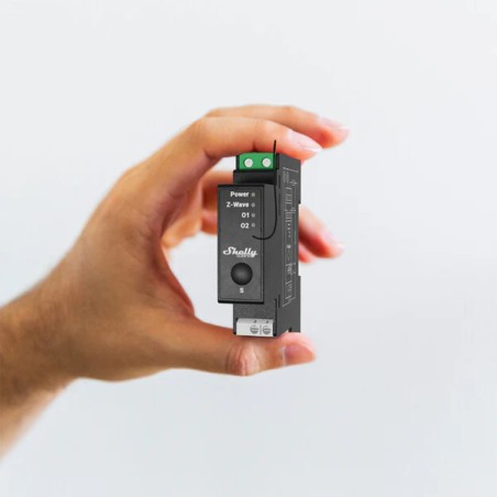 switch inteligente Shelly Wave Pro 2PM DIN Z-Wave 2 canales