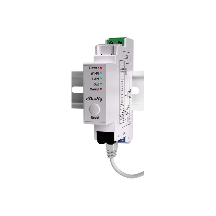 medidor energia Shelly Pro EM 50 DIN WiFi LAN 2 canales