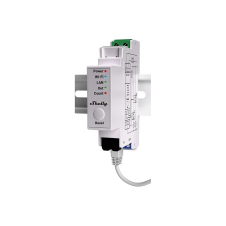 medidor energia Shelly Pro EM 50 DIN WiFi LAN 2 canales