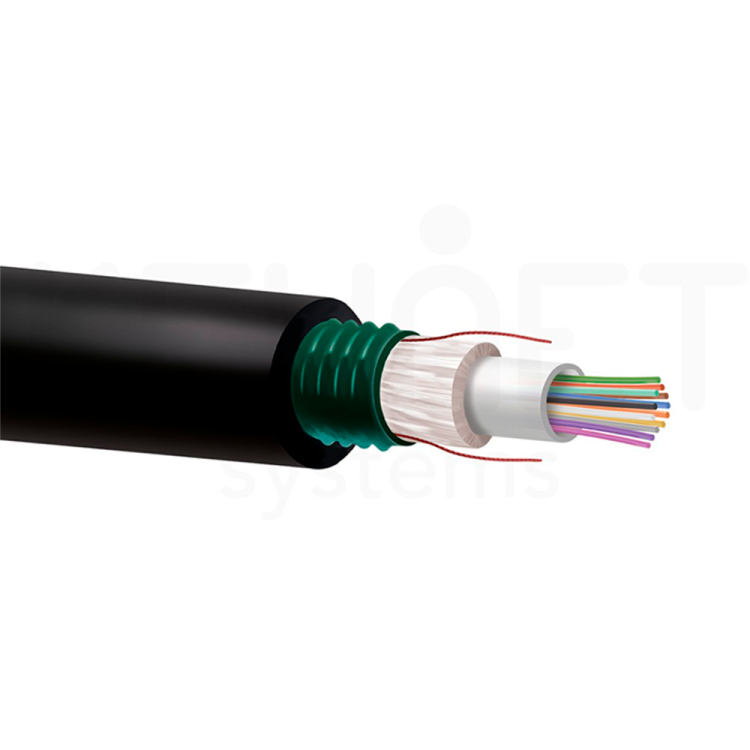 Cable fibra optica Keynet F6A-12HA-B1L2N - SM G657A2 LSZH armado