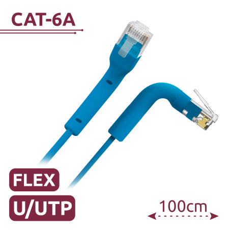 Latiguillo red Cat6A Safire UTP6A-FLEX-1B - 1m flexible