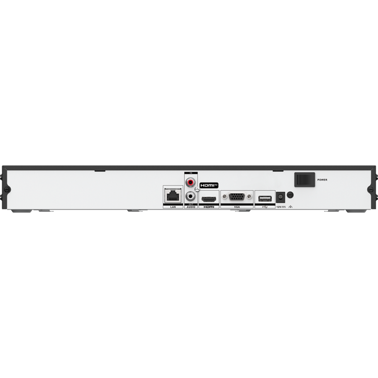Grabador NVR Hikvision HiWatch HWN-4216MH - 16 Canales, 4K, H.265+, 2 Bahías SATA