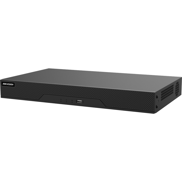 Grabador NVR Hikvision HiWatch HWN-4216MH - 16 Canales, 4K, H.265+, 2 Bahías SATA