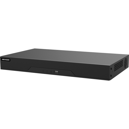 Grabador NVR Hikvision HiWatch HWN-4216MH - 16 Canales, 4K, H.265+, 2 Bahías SATA