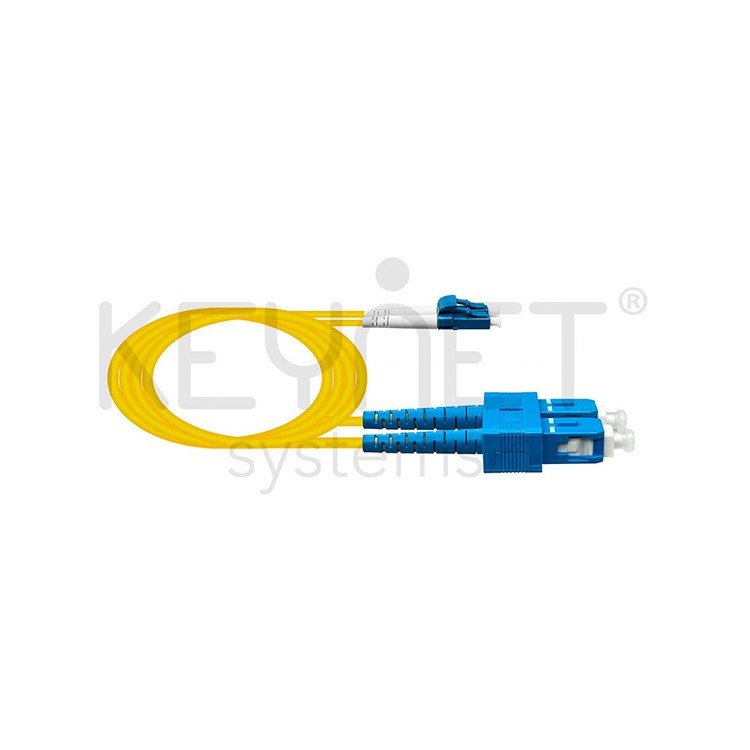 Latiguillo fibra Keynet TF-LDLUSU07-Y05 - LC/SC UPC duplex 5m