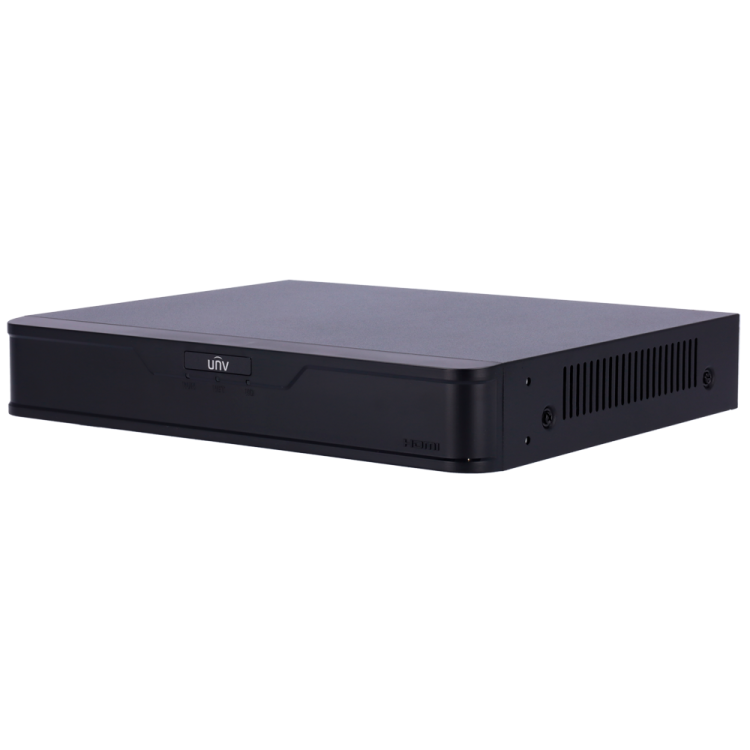 NVR 8CH Uniview UV-NVR301-08B-IQ - 80Mbps IA 12MP 1HDD