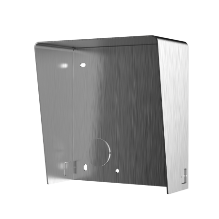 Accesorio videoportero Hikvision DS-KABD8003-RS1/S - visera antilluvia, 1 módulo, acero inoxidable, exterior