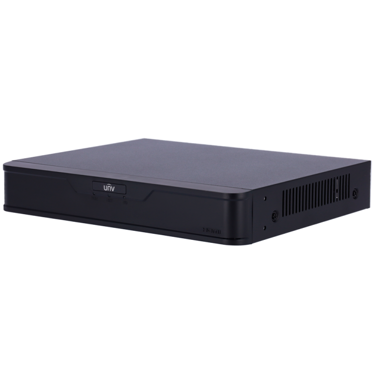 NVR 8CH Uniview UV-NVR301-08B-P8-IQ - PoE 80Mbps IA 12MP