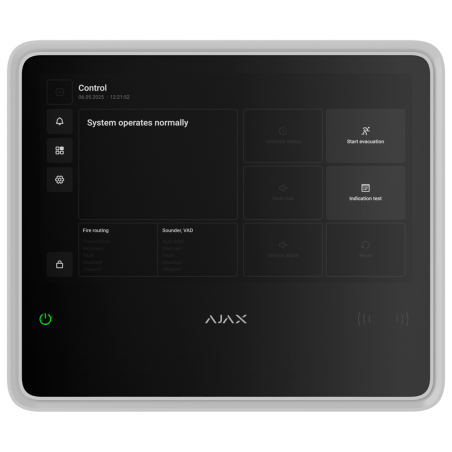 Central incendios Ajax AJ-EN54-FIREHUB-W - EN54 WiFi 4G