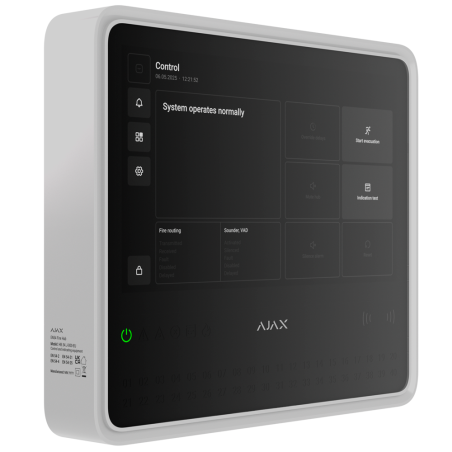 Central incendios Ajax AJ-EN54-FIREHUB-W - EN54 WiFi 4G
