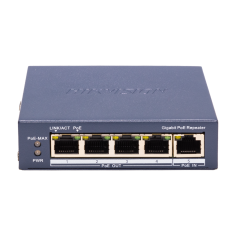 Extensor PoE Hikvision DS-3E0505P-E/R - 4 puertos PoE