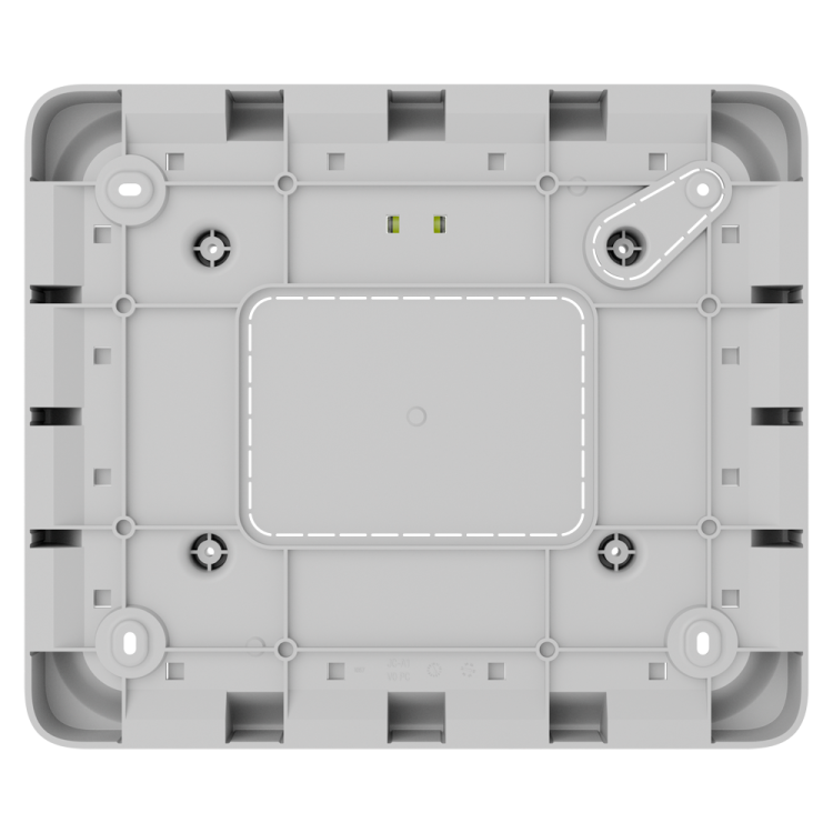 Caja superficie Ajax AJ-EN54-GLANDBOX-W - FireHub, interior, antisabotaje