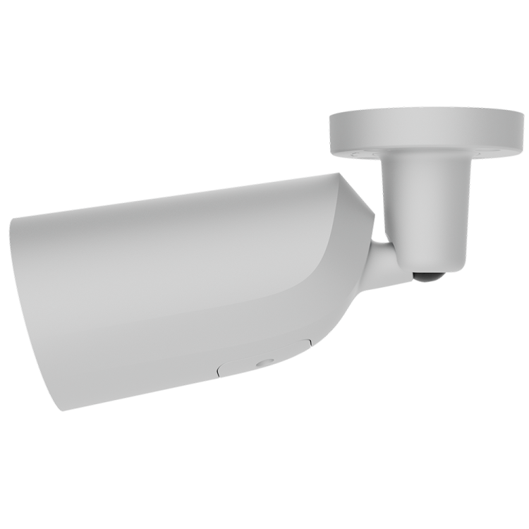 Cámara IP bullet Ajax AJ-BULLETCAM-5-HLVF-W - 5MP, Varifocal 2.8-12 mm, IR 60m, Luz 40m, IA, PoE, IP67. Blanca