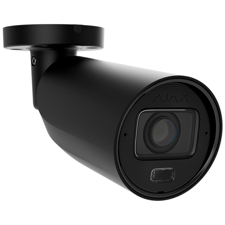 Cámara IP bullet Ajax AJ-BULLETCAM-8-HLVF-B - 8MP, Varifocal 2.8-12 mm, IR 60 m, Luz 40 m, IA, PoE, IP67, Negra