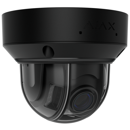 Cámara IP domo Ajax AJ-DOMECAM-8-HLVF-B - 8MP, Varifocal 2.8-12 mm, IR 40 m, luz 25 m, IA, PoE, IP67, Negra
