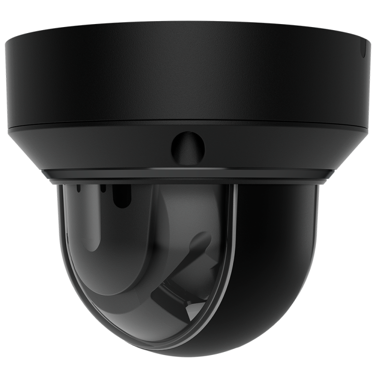 Cámara IP domo Ajax AJ-DOMECAM-8-HLVF-B - 8MP, Varifocal 2.8-12 mm, IR 40 m, luz 25 m, IA, PoE, IP67, Negra