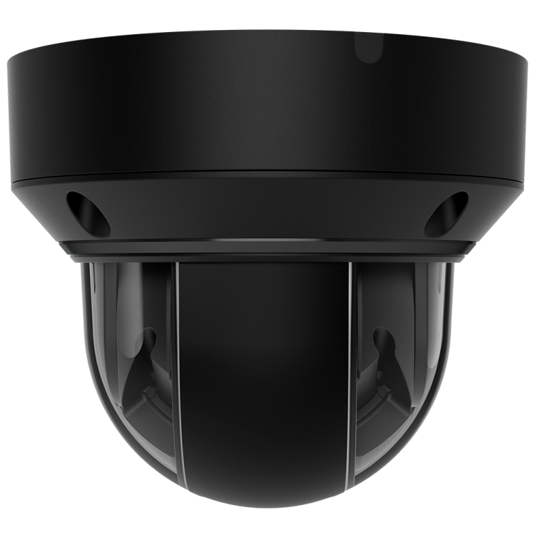 Cámara IP domo Ajax AJ-DOMECAM-8-HLVF-B - 8MP, Varifocal 2.8-12 mm, IR 40 m, luz 25 m, IA, PoE, IP67, Negra
