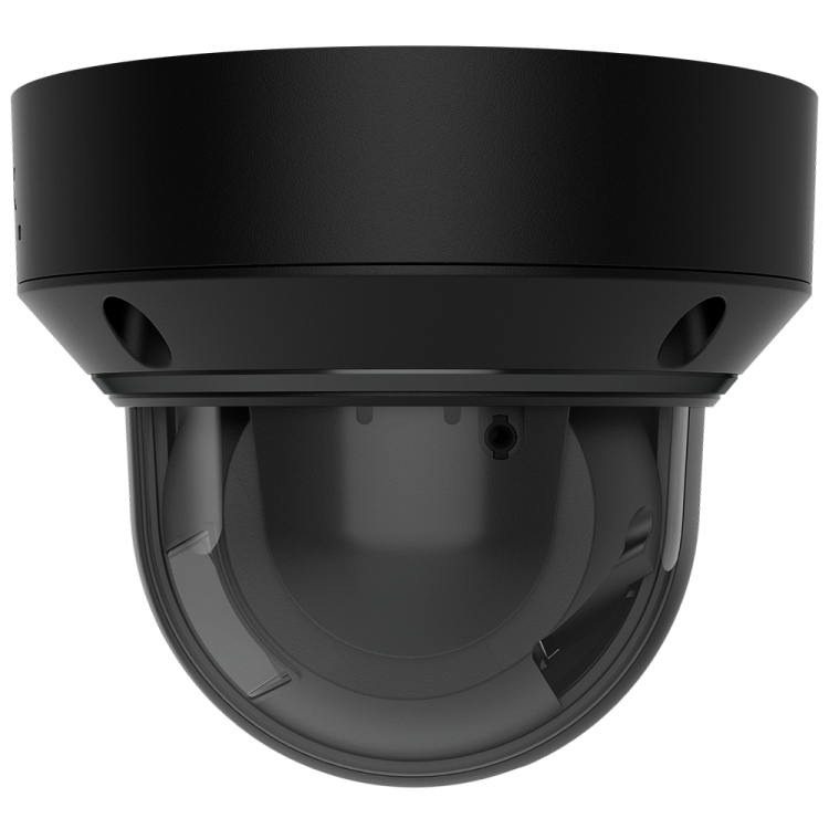 Cámara IP domo Ajax AJ-DOMECAM-8-HLVF-B - 8MP, Varifocal 2.8-12 mm, IR 40 m, luz 25 m, IA, PoE, IP67, Negra