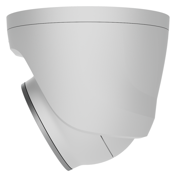 Cámara IP turret Ajax AJ-TURRETCAM-5-HLVF-W - 5MP, Varifocal 2.8-12 mm, IR 60 m, luz 40 m, IA, PoE, IP67, Blanca
