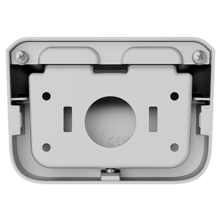 Soporte cámara Ajax AJ-MOUNTCAM-A1-W - pared/poste, compatible bullet/domo/turret, exterior. Blanco