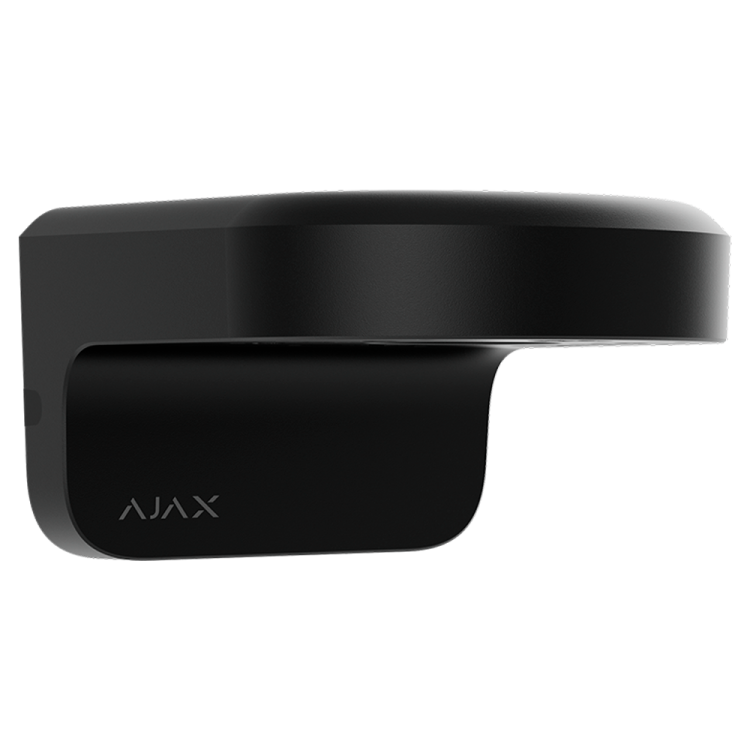 Soporte cámara Ajax AJ-MOUNTCAM-A1-B - pared/poste, compatible bullet/domo/turret, exterior. Negro