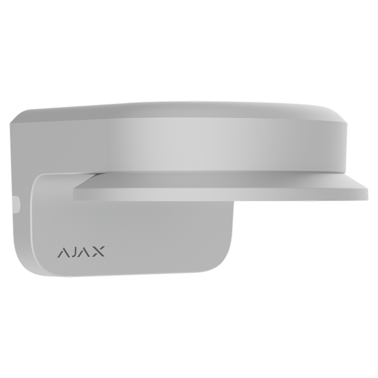 Soporte cámara Ajax AJ-MOUNTCAM-A2-W - pared/poste, compatible bullet/domo/turret, exterior. Blanco