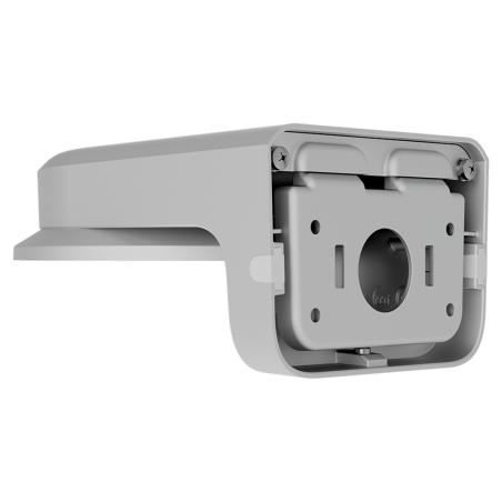Soporte cámara Ajax AJ-MOUNTCAM-A2-W - pared/poste, compatible bullet/domo/turret, exterior. Blanco