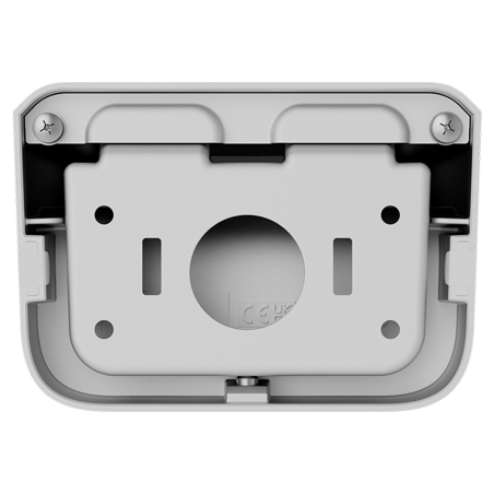 Soporte cámara Ajax AJ-MOUNTCAM-A2-W - pared/poste, compatible bullet/domo/turret, exterior. Blanco