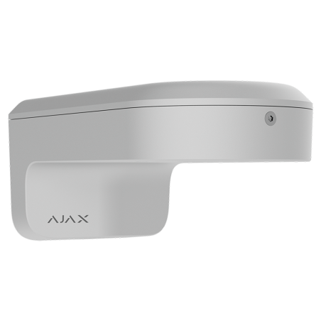 Soporte cámara Ajax AJ-MOUNTCAM-B1-W - pared/poste, compatible bullet/domo/turret, exterior. Blanco