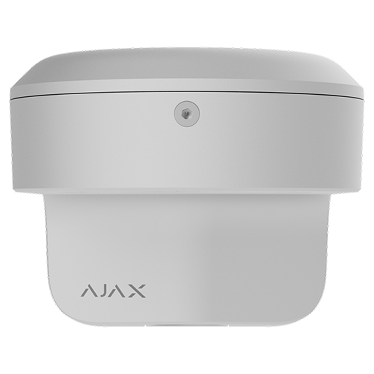 Soporte cámara Ajax AJ-MOUNTCAM-B1-W - pared/poste, compatible bullet/domo/turret, exterior. Blanco