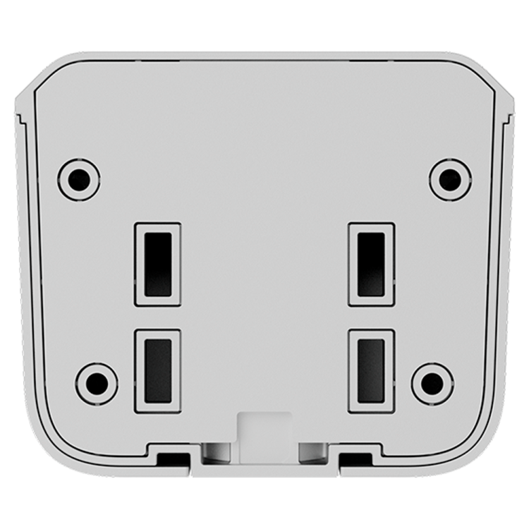 Soporte cámara Ajax AJ-MOUNTCAM-B1-W - pared/poste, compatible bullet/domo/turret, exterior. Blanco