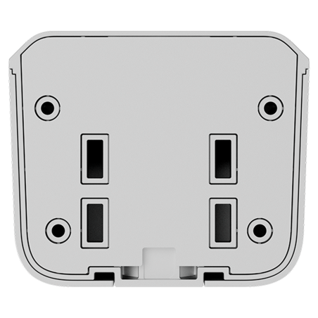 Soporte cámara Ajax AJ-MOUNTCAM-B1-W - pared/poste, compatible bullet/domo/turret, exterior. Blanco