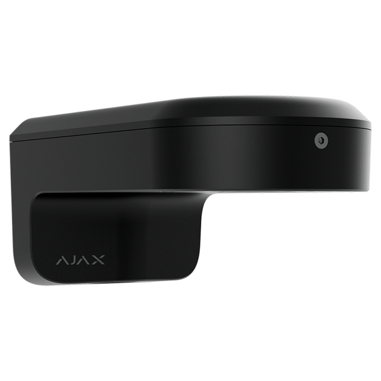 Soporte cámara Ajax AJ-MOUNTCAM-B1-B - pared/poste, compatible bullet/domo/turret, exterior. Negro