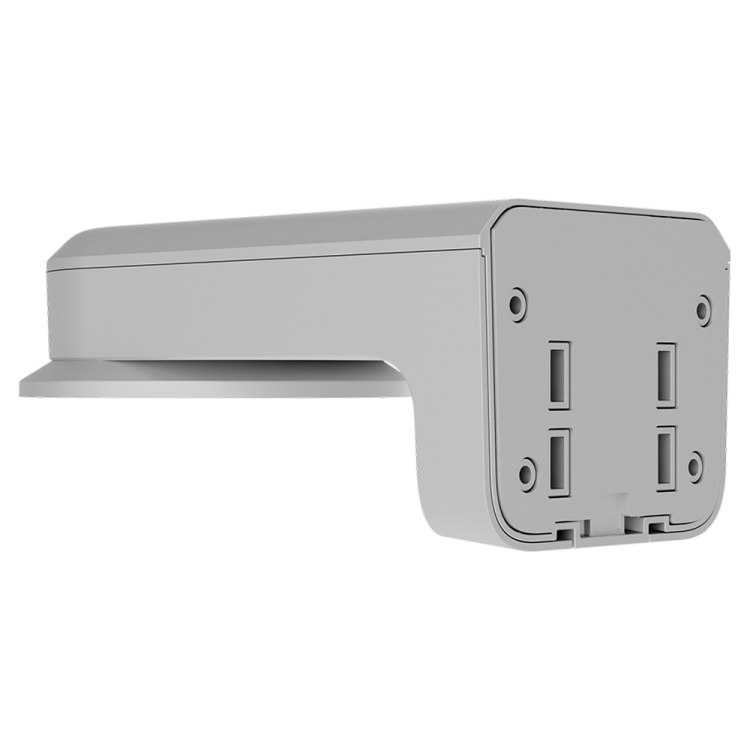 Soporte cámara Ajax AJ-MOUNTCAM-B2-W - pared/poste, compatible bullet/domo/turret, exterior. Blanco