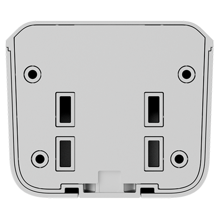 Soporte cámara Ajax AJ-MOUNTCAM-B2-W - pared/poste, compatible bullet/domo/turret, exterior. Blanco