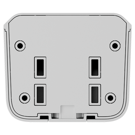 Soporte cámara Ajax AJ-MOUNTCAM-B2-W - pared/poste, compatible bullet/domo/turret, exterior. Blanco