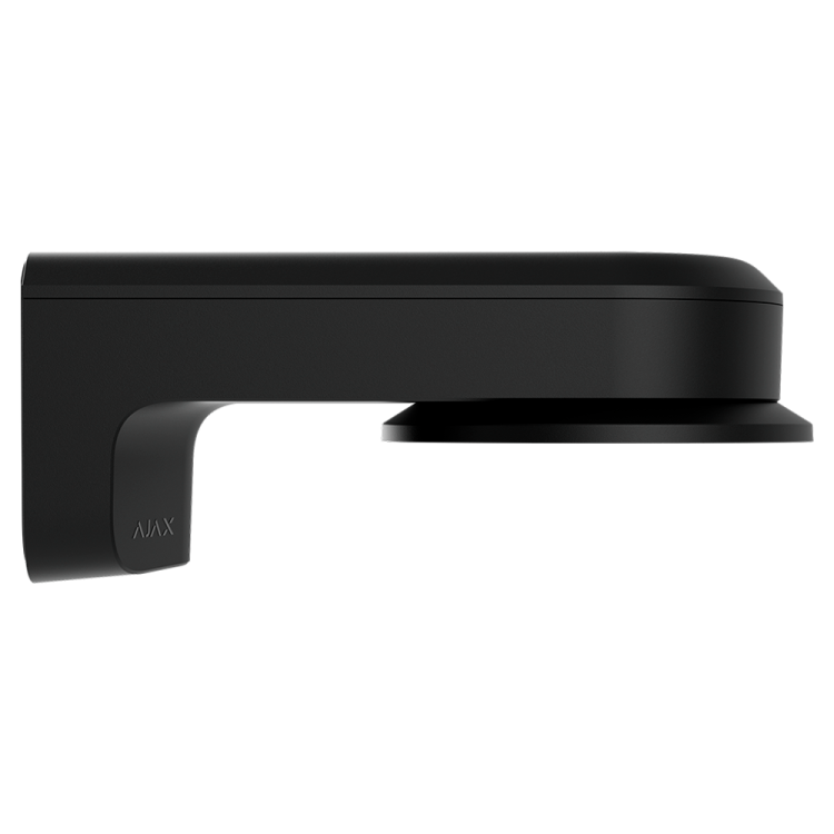 Soporte cámara Ajax AJ-MOUNTCAM-B2-B - pared/poste, compatible bullet/domo/turret, exterior. Negro