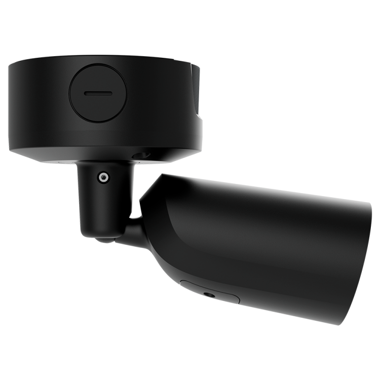 Cámara IP bullet Ajax AJ-BULLETCAM-4-HLVF-S-B - 4MP, Varifocal 2.8-12 mm, IR 60m, Luz 40m, IA, PoE, IP67. Negro