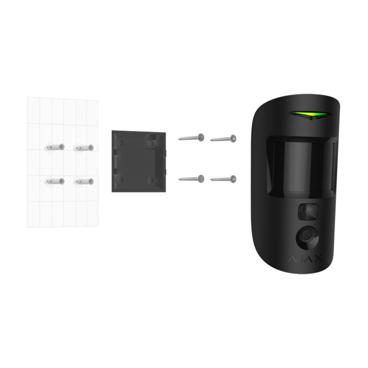 Detector PIR Ajax AJ-MOTIONCAM-HDR-PHOD-B - HDR, PhOD