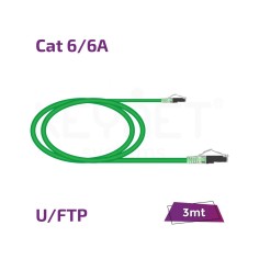 Latiguillo Keynet TL-6AFTB26-03G Cat6A U FTP verde