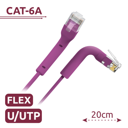 Latiguillo Safire UTP6A-FLEX-02P - Cat6A U-UTP